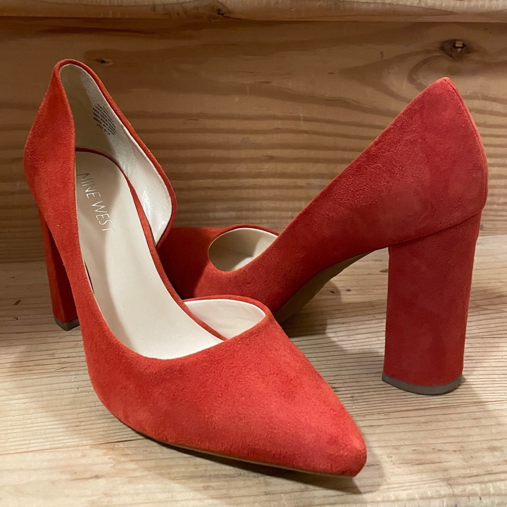 Nine West ANISA Block Heel, Never Worn Sz 5.5